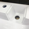 Adamant Умивальник WASHER колір білий, 590x590 з отв. для змішувача та переливом