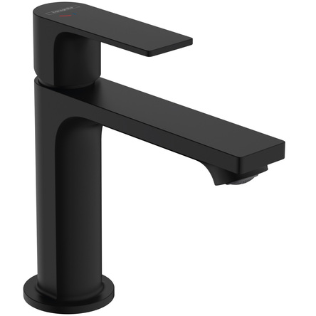 Hansgrohe 72589670 Rebris E Змішувач д/раковини 110 CoolStart EcoSmart+ з д/к, чорний матовий