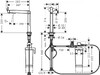 Hansgrohe AQITTURA M91 змішувач для кухні, 240, 1jet, сталь - 76804800