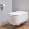 Унітаз підвісний з кришкою Nic Design Ovvio 37,4 х53х28, 5 см, білий матовий (003479003_005437003)