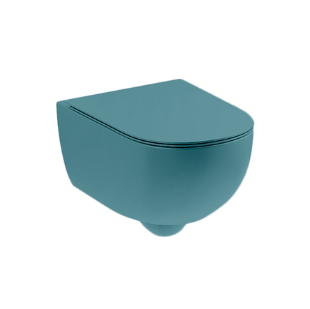 Унітаз підвісний з кришкою Nic Design Pin, Polvere matt (003709057_005712057)