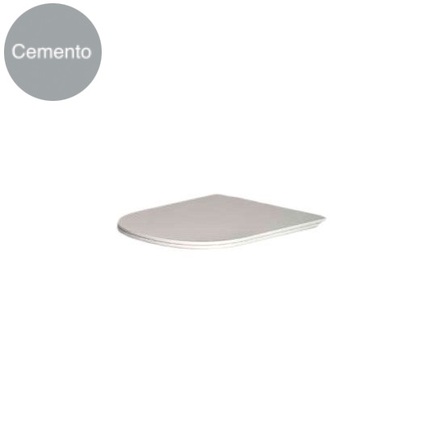 Кришка для унітазу Nic Design Pin плавне опускання, cemento matt (005712047)