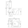 Devit 3010162 Universal Компакт безобідковий + кришка soft-close, quick-fix (3уп)