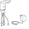 Geberit 116.145.21.1 HyTronic 185 змішувач безконтактний