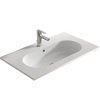 Devit 074817V ACQUA Тумба 80 з овальною раковиною, темний горіх