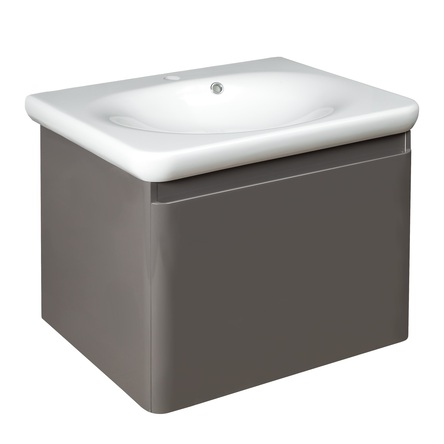 Devit 0020120G FLY Тумба 60 з раковиною, сірий колір (2пак) NEW