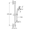 Grohe 267482433 Tempesta Cube 110 Душовий гарнітур, 2 режими струменю, чорний матовий