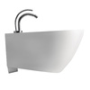 Kerasan 3724 01 AQUATECH Біде з 1 отв. під змішувач із шумоізоляційною пластиною, білий