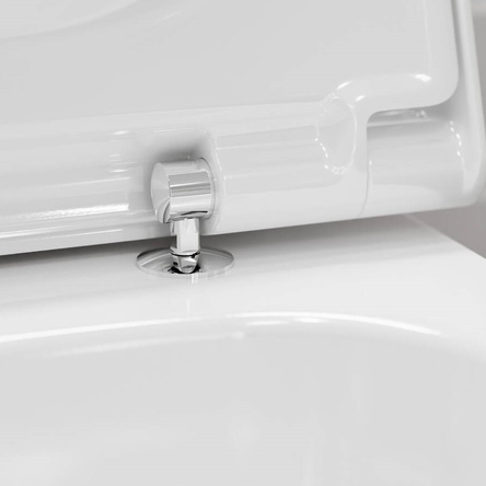 Hansgrohe 60150450 EluPura Q Кришка для унітазу soft-close, top fix, білий