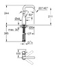 Grohe 24177KF1 Essence Змішувач для раковини, чорний