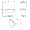Primera 8190016 ANTIQUE Компакт+кришка soft close (3уп)