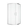 SanSwiss OCER550905007 OCELIA Душове огородження 1/4 кола, з двохстворковими розсувними дверима 900Х900х1900, скло прозоре, алюм.хром (1пак)