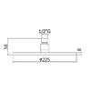 Paffoni ZSOF074CR MASTER Верхній душ, d 225mm, хром