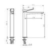 Devit 81X11120 UP Високий змішувач д/раковини