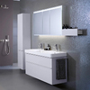 Geberit 500.223.01.1 Geberit Smyle Умивальник меблевий 120см, 2 чаші, з 2 отворами під зміш., колір білий глянець