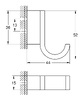Grohe 41216KF0 Selection Гачок, чорний матовий