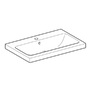 Geberit 501.848.JT.1 iCon Light Раковина 75 см, з 1 отв.під зміш., з переливом, колір білий матовий