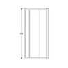 Geberit 560.121.00.2 GEO Душова кабіна, 1/4 кола, 90х90см, h=190см, скло прозоре, проф.сріблястий