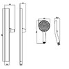 Devit 5050031B DO IT Душовий набір, brushed gun metal