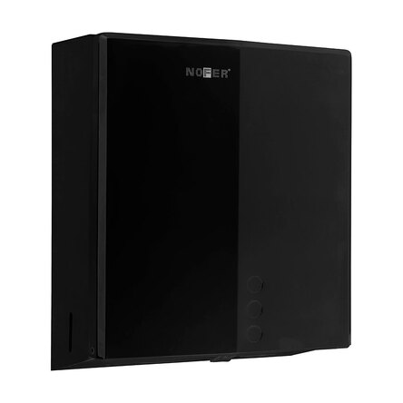Диспенсер для рушників Nofer із нержавіючої сталі EVO, чорний (04046.N)