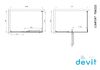 Devit FEN2323 COMFORT Кабіна душова, прямокут., 120х80, без піддона, скло прозоре