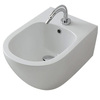 Kerasan 3724 01 AQUATECH Біде з 1 отв. під змішувач із шумоізоляційною пластиною, білий