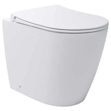 Devit 4020520 DO IT Унітаз підлоговий, безобідковий з кришкою soft-close, білий глянець