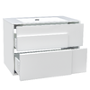 Devit 0021160W CITY Тумба 80 з раковиною, білий глянцевий колір (2пак)