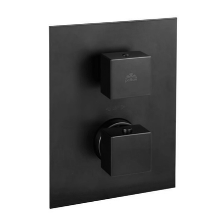 Paffoni LEQ518NO/M LIGHT Змішувач для душу термостатичний прихованого монтажу, чорний мат.