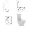 Devit 3010110 LAGUNA Компакт безобідковий+кришка quick-fix, soft-close