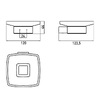 Emco 0530 001 00 LOFT Мильниця на стіну, хром