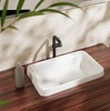 Hansgrohe 60158450 Xuniva Q Раковина прямокутна врізна з переливом, 550 x 400 мм, білий