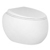 Rak ceramics CLOSC391500 + CLOWC1446500A CLOUD Унітаз підвісний з кришкою Duroplast, SLIM, Soft Close, Quick Release, безобідковий, білий матовий