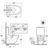 Rak ceramics SENWC1146AWHA+SENWT1800AWHA+SENSC3901WH RAK SENSATION Компакт, білий