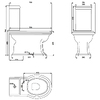 Devit 3014142 CHARLESTONE Кришка д/бачка компакта 3010142 (великий отвір)