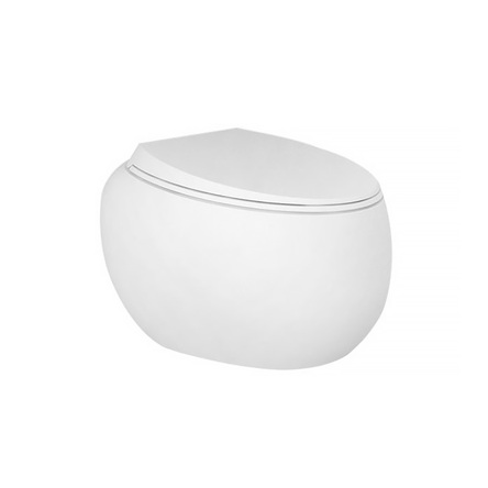 Rak ceramics CLOSC3901500 Кришка д/унітазу CLOUD Duroplast, SLIM, Soft Close, Quick Release, біла матова