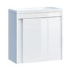 Devit 063050W SMALL Тумба 50 з умивальником, білий глянець