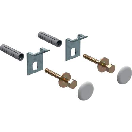 Geberit 551075000 Kerafix набір кріплень для уринала з білими заглушками - 551075000