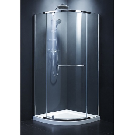 Devit FEN1223 COMFORT Кабіна душова, 1/4 кола, 100х100, без піддона, скло прозоре