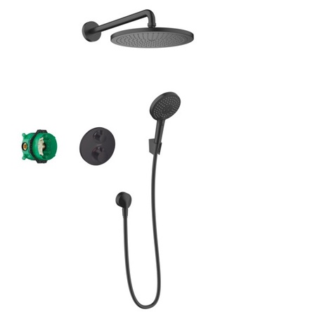 Hansgrohe 27961670 Croma Душовий комплект, чорний матовий