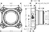 Hansgrohe IBOX universal 2 прихована частина для змішувача - 01500180