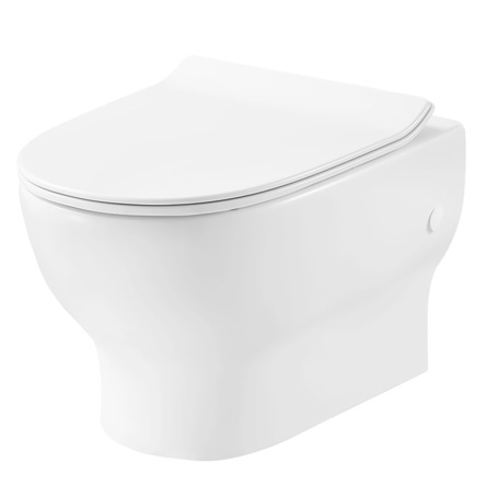 Devit 3120121 FRESH Унітаз підвісний безобідковий,тонка кришка soft-close, quickfix (2пак)
