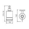 Devit 6730110 LAGUNA Дозатор рідкого мила з тримачем