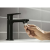 Hansgrohe 72589670 Rebris E Змішувач д/раковини 110 CoolStart EcoSmart+ з д/к, чорний матовий