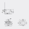 Rak ceramics RSTSC3901504 + RST23504A FEELING Унітаз підвісний з кришкою Duroplast, SLIM, Soft Close, Quick Release, Rimless, чорний матовий