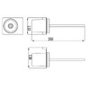 Devit 4030170 DO IT Щітка для унітазу + тримач кольору brushed gun metal та склянка з матового скла