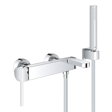 Grohe 33547003 PLUS Змішувач д/ванни, хром, з ручним душем