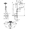 Hansgrohe 26890990 HG Croma Select S 280 Air 1jet Showerpipe Душова система д/душа
