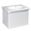 Devit 0020120W FLY Тумба 60 з раковиною, білий глянцевий колір (2пак) NEW