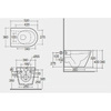 Rak ceramics RST23504A FEELING Унітаз підвісний, Rimless, чорний матовий